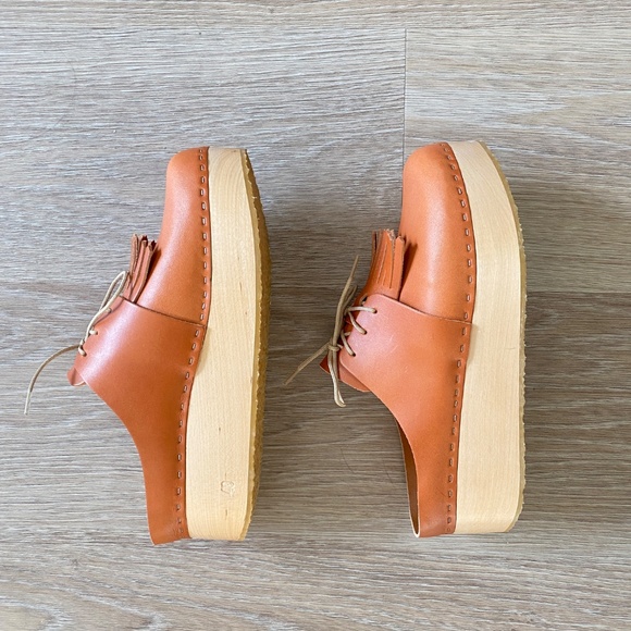 Zoe Platform w Kilt, Whiskey leather - Picture 7 of 12